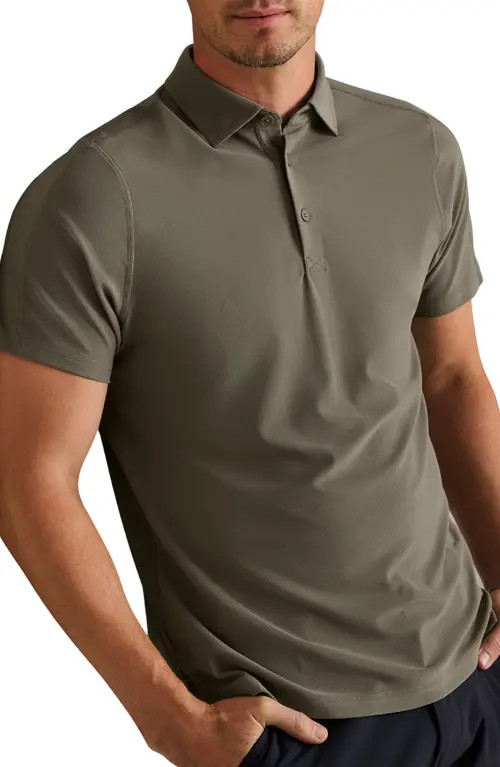 Rhone Regatta Piqué Performance Polo in Smokey Olive at Nordstrom, Size Small | Nordstrom