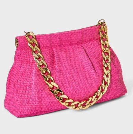 Fabulous purse at Target! Darling purse for date night! Straw clutch 