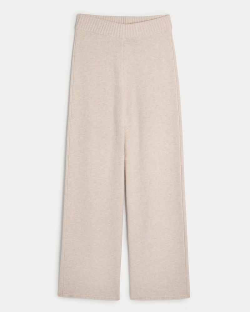 Women's Gilly Hicks Sweater-Knit Straight Pants | Women's Bottoms | HollisterCo.com | Hollister (UK)