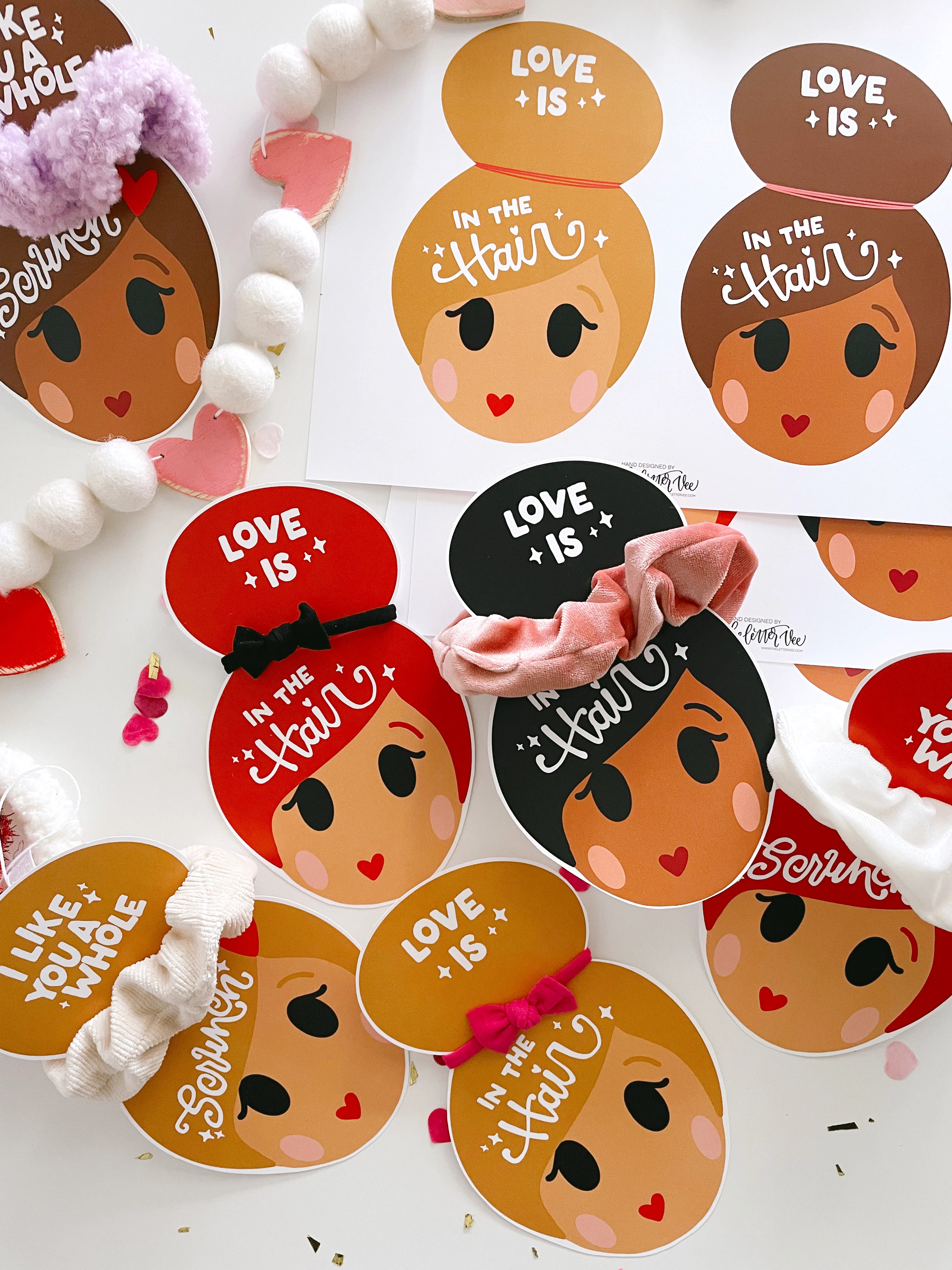 UPDATED - Love is in the HAIR | I like you a whole SCRUNCH | The Letter Vee