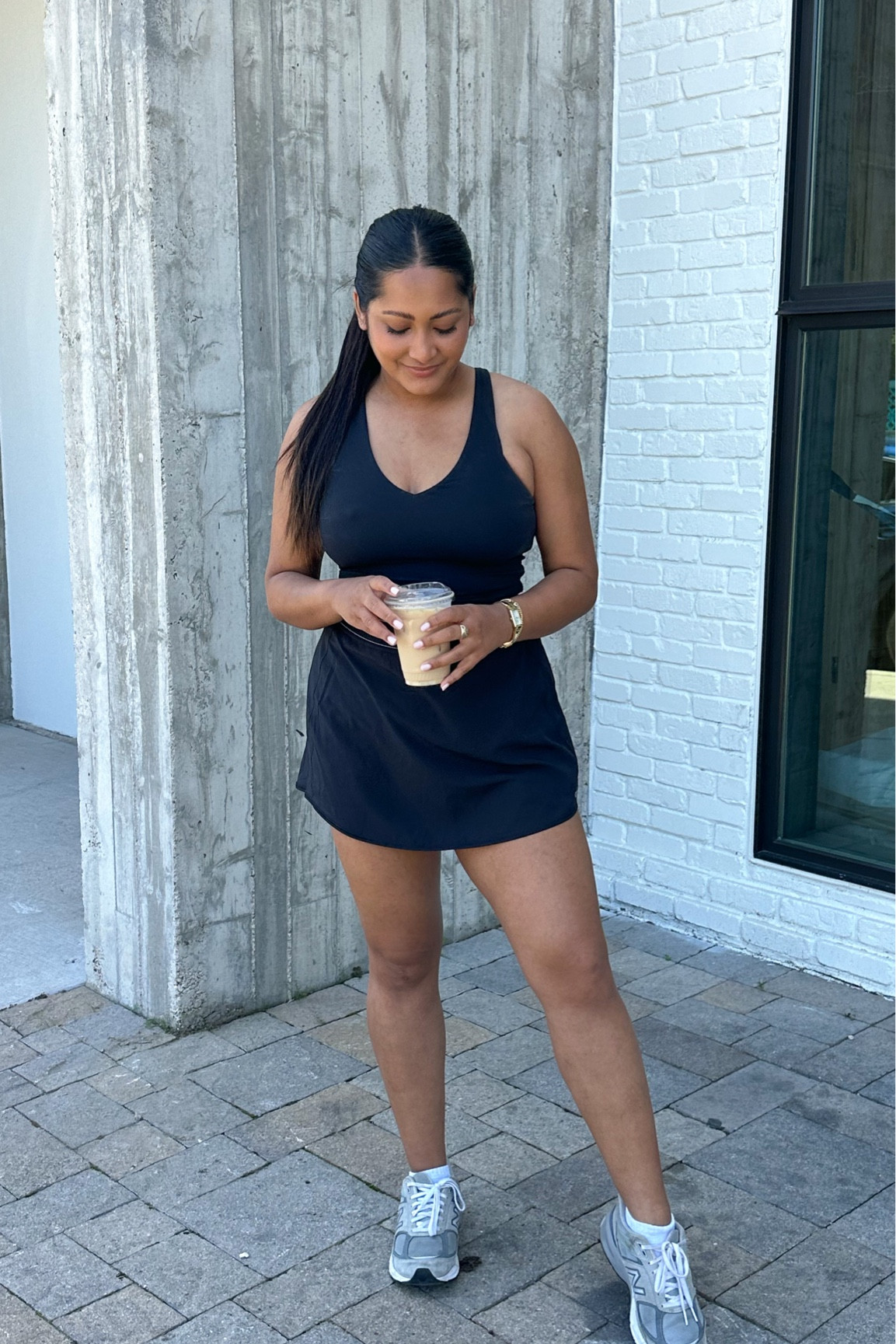 My attire for the most chill Saturday 🫶 Alo Yoga two piece tenis skirt set, opted for the black & I think it looks so chic😍

#LTKfit #LTKcurves #LTKstyletip