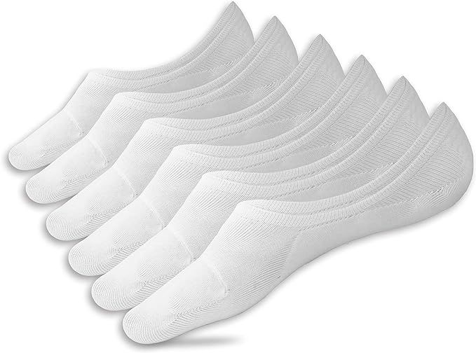 Eedor Women's 3/6/8 Pairs Thin No Show Socks Non Slip Flat Boat Line | Amazon (US)