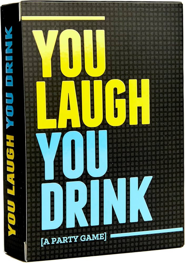 You Laugh You Drink - The Drinking Game for People Who Can't Keep a Straight Face [A Party Game] | Amazon (US)