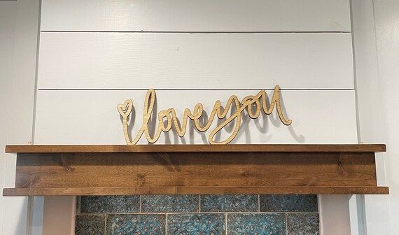 Valentines Decor  I Love You Sign  Valentines Mantle Decor | Etsy | Etsy (US)