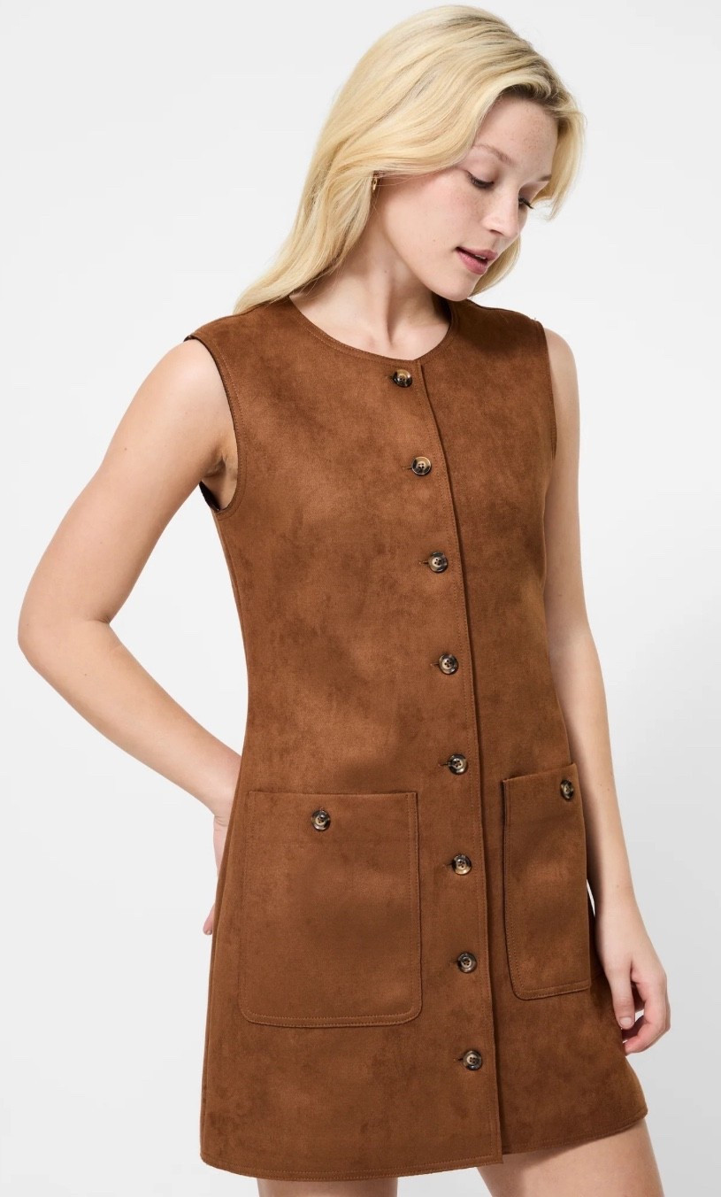 Suede dress perfect for fall in warmer climates! 

#LTKStyleTip #LTKFindsUnder100 #LTKWorkwear
