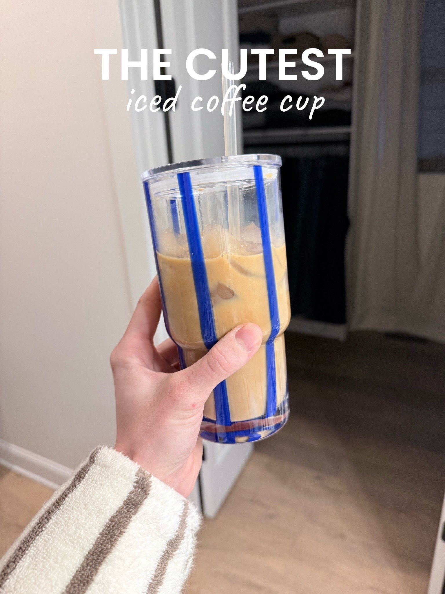 I also got this one in pink/orange !! They are SO cute and very well made too. (Cup is glass but the lid/straw are plastic)

#LTKdayinmylife #LTKgrwm #LTKmorningroutine