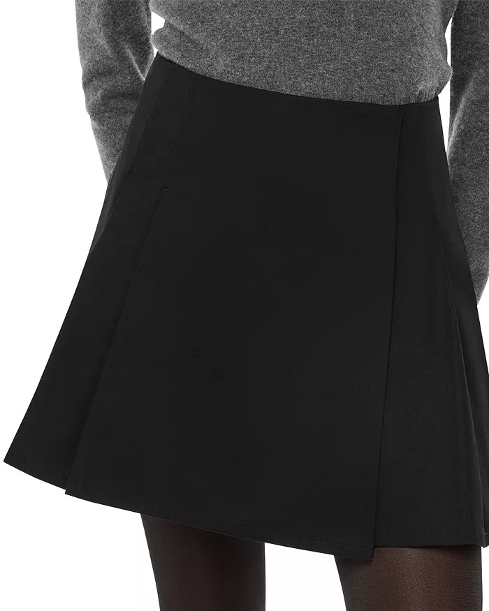 Pleated Cotton Mini Skirt | Bloomingdale's (US)