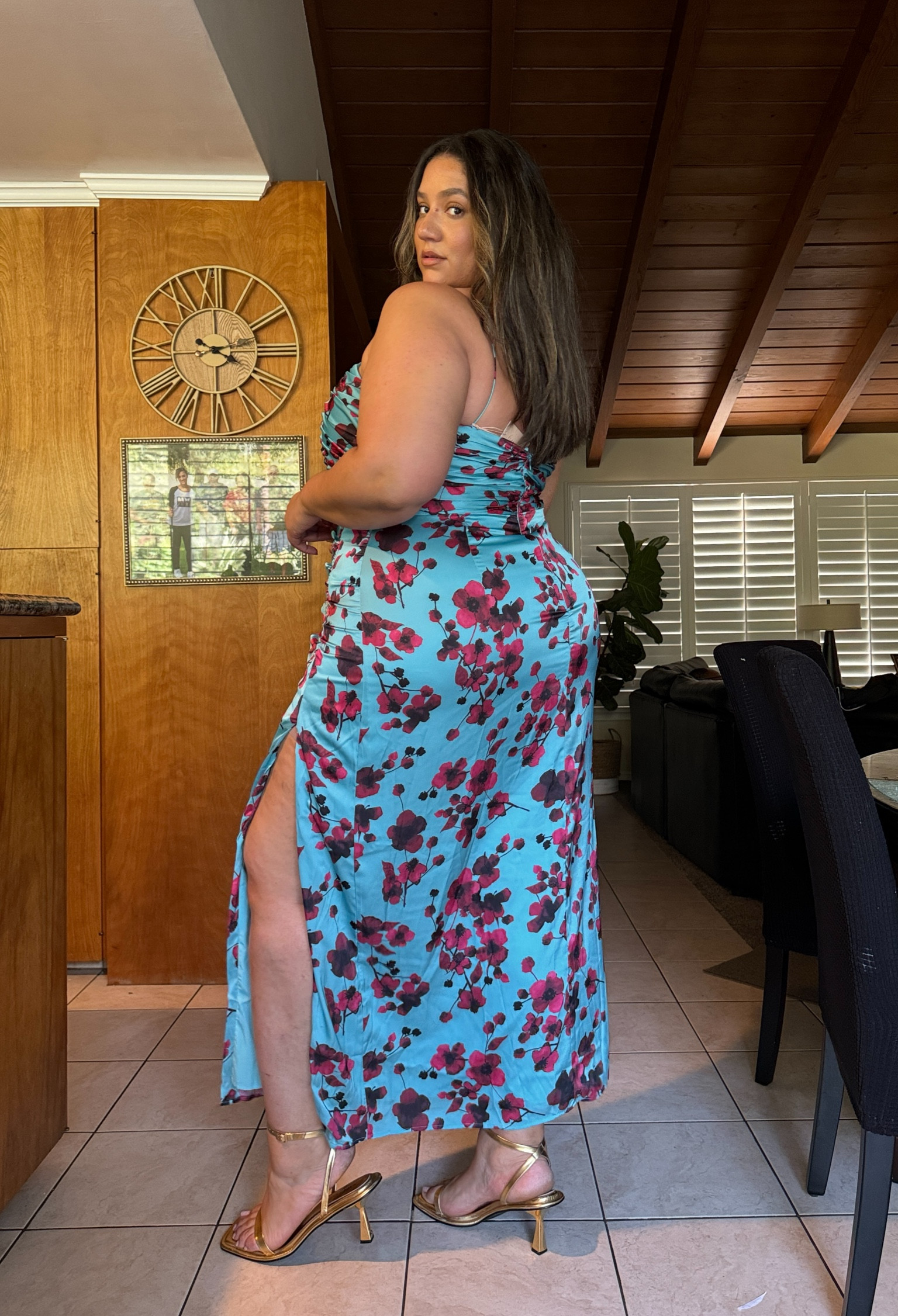 Ah I do love this dress! It’s just a little too snug across the hip, which is fair as my hips are far beyond the size chart. I got a size 22W and my measurements are 52-45-63. The fabric does have some give! 
Shop the Anthro spring sale exclusively via LTK 3/8-3/11! 20% off $100 

Wedding guest dress
Spring dress
Plus size dress #LTKSpringSale 

#LTKsalealert #LTKplussize