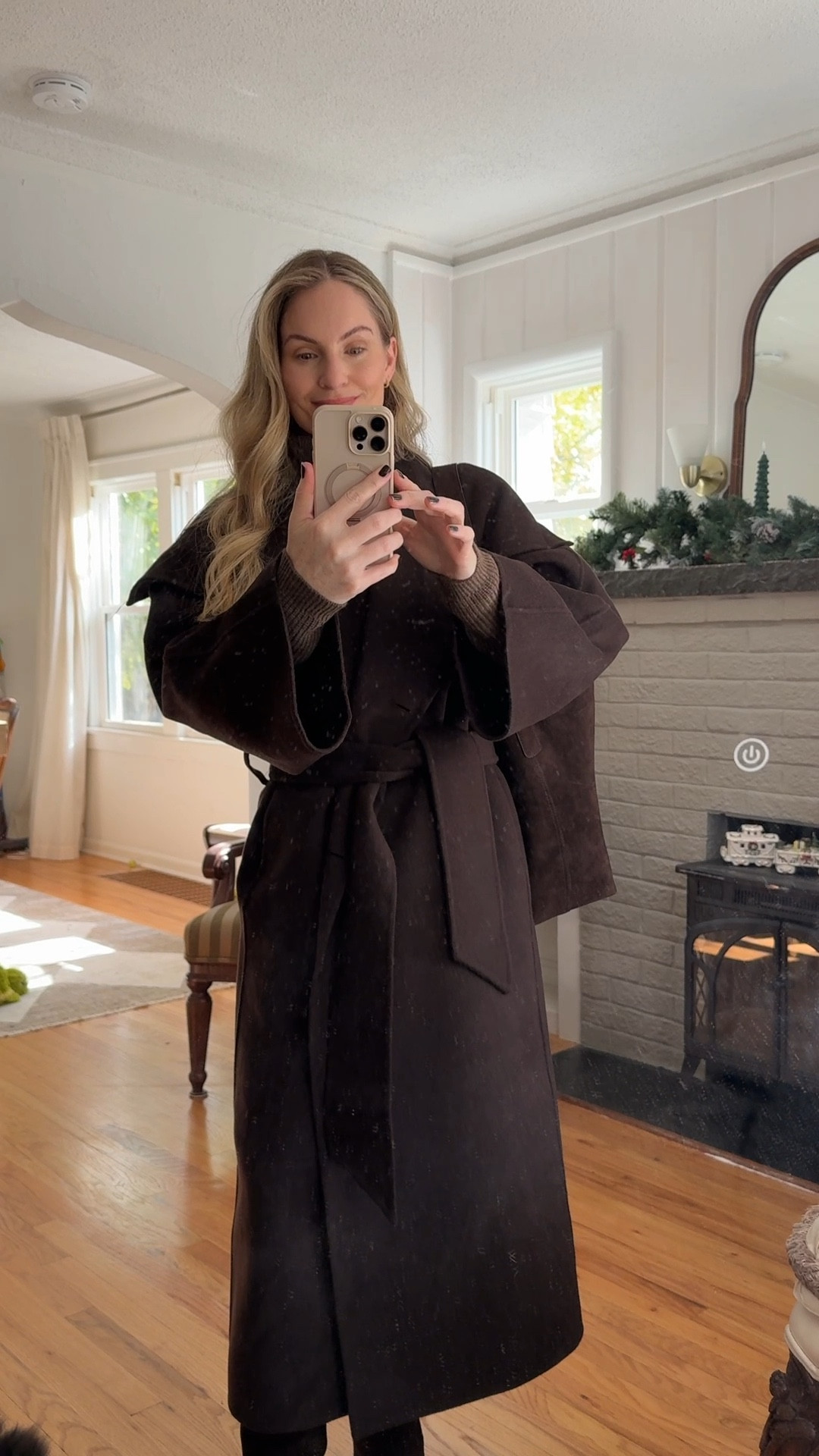Gorgeous chocolate wool wrap coat from & other stories

Wool coat, wrap coat, coat, brown coat, & other stories, elegant style, chic style, ootd

#LTKPetite #LTKWorkwear #LTKootd