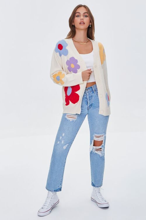 Floral Print Cardigan Sweater | Forever 21 (US)