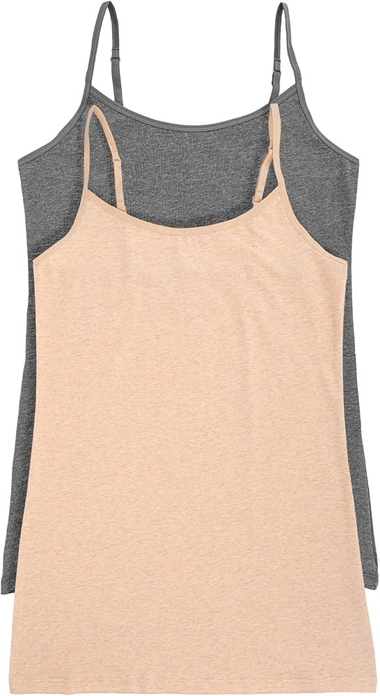 Felina | Organic Cotton Camisole 2-Pack | Plant-Based Dyes | Hypoallergenic | Adjustable Straps | Amazon (US)