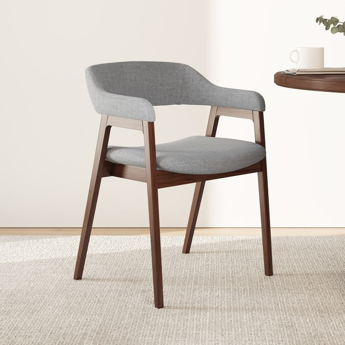 Abilene Upholstered Dining Arm Chair | West Elm (US)
