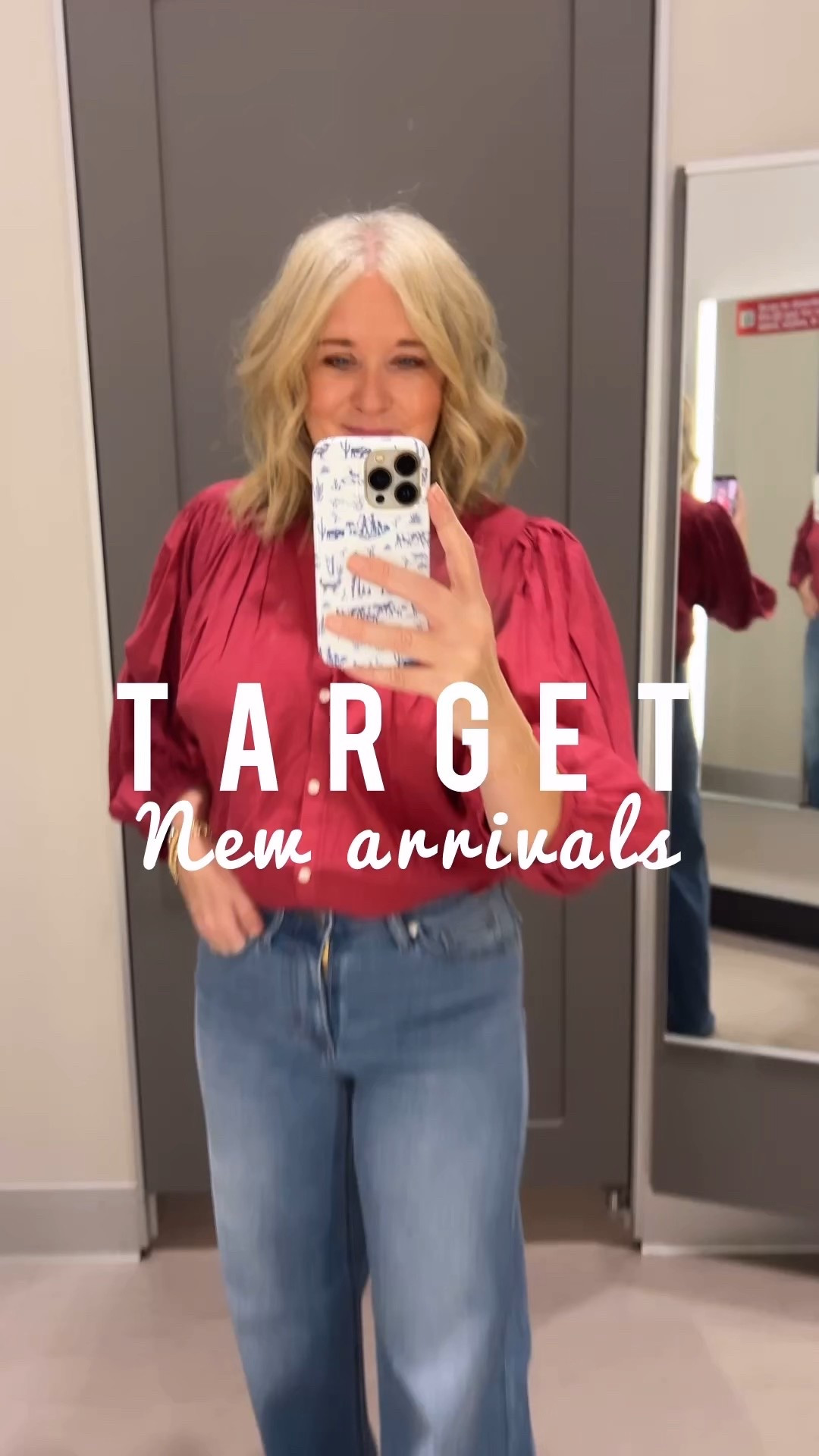 Target New arrival! 
$30 jeans and cute tops!! ( Floral jeans not yet online🙈) 
Jeans sized up one in both
Top size med, sweater size medium, denim shirt size medium

#LTKdayinmylife #LTKFindsUnder50 #LTKOver40
