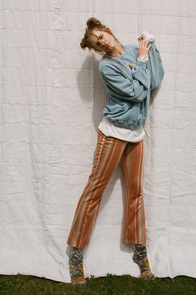 UO Cara High-Waisted Kick Flare Pant | Urban Outfitters (US and RoW)