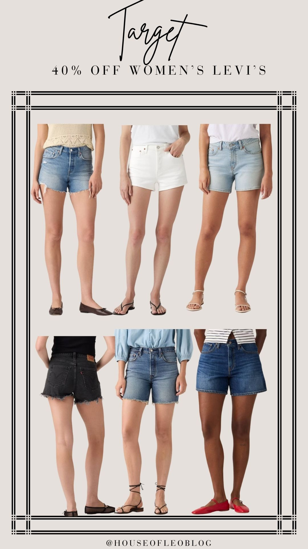 40% off women's Levi's at Target! 

 #LTKSaleAlert