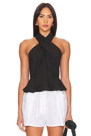 Steve Madden Kosta Top in Black from Revolve.com | Revolve Clothing (Global)