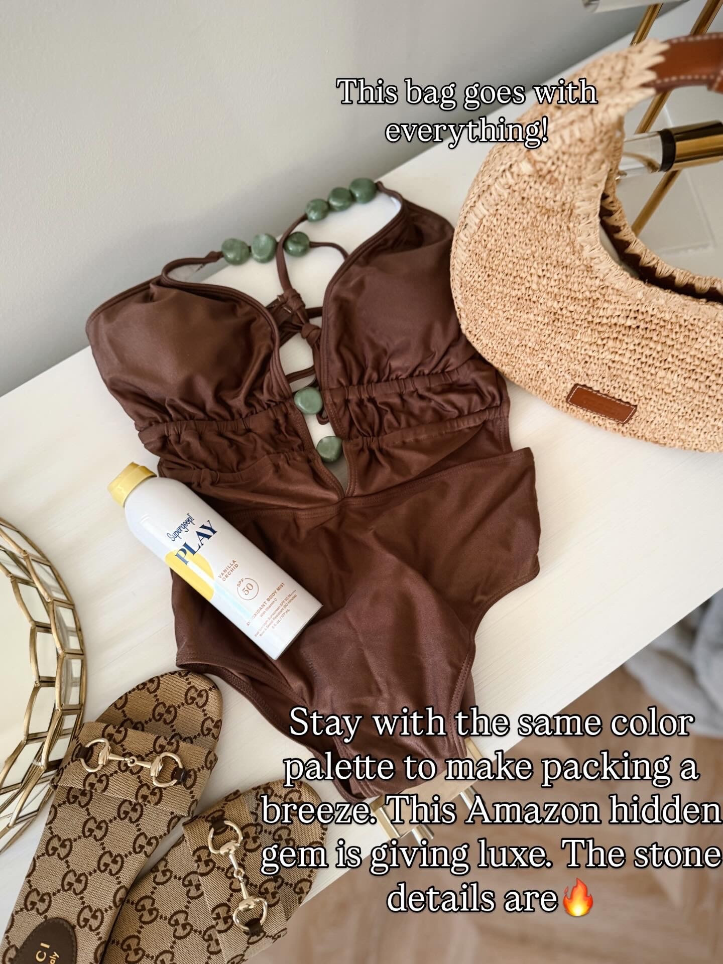 Pack with me! Can you believe this Amazon gem?! ☀️🔥

Swimwear. Spring break. Sandals. 

#LTKgrwm #LTKSeasonal #LTKSwim