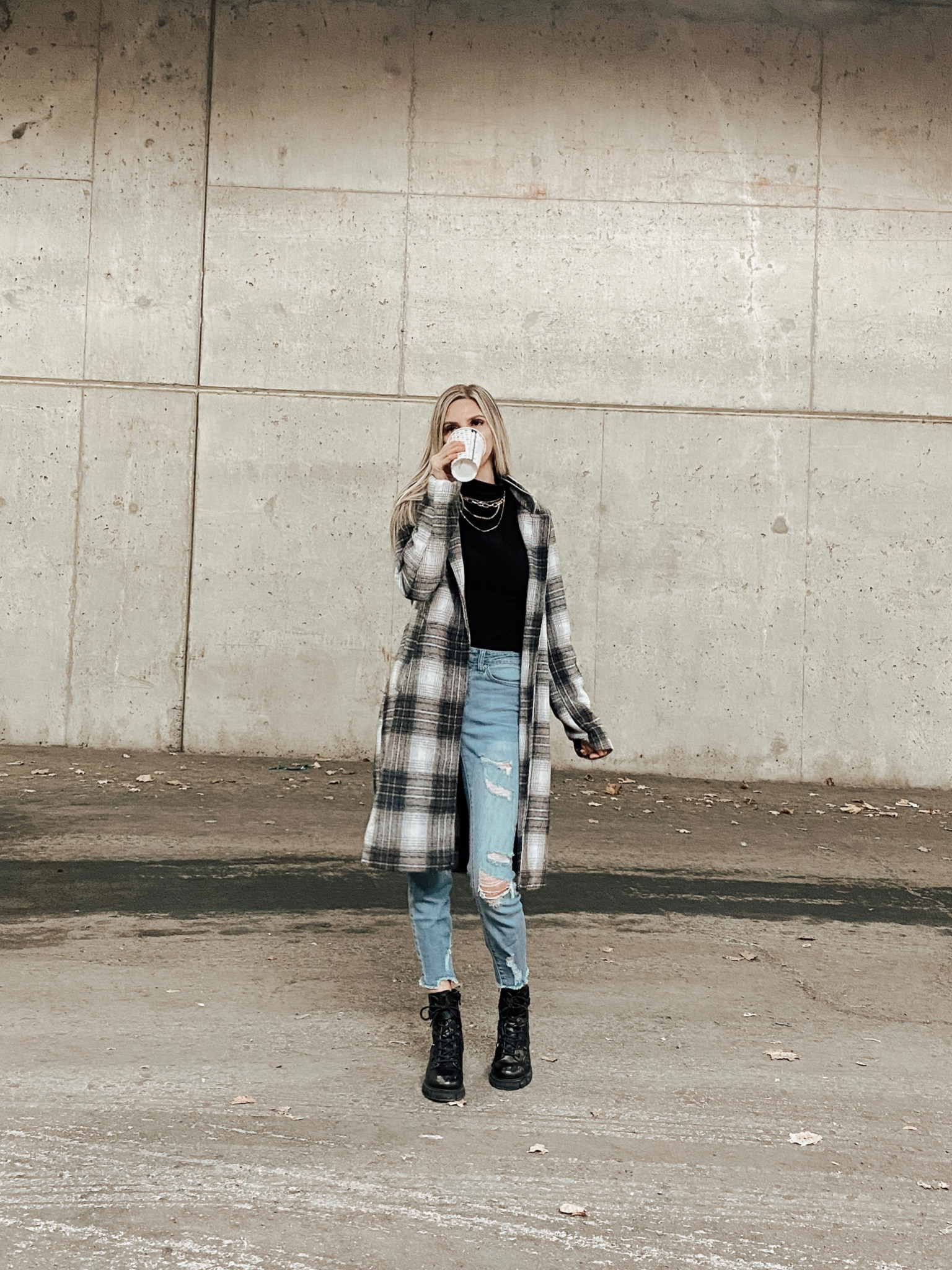 Holiday Outfit, Shacket outfit, combat boots, black turtleneck

#LTKGiftGuide #LTKSeasonal #LTKstyletip