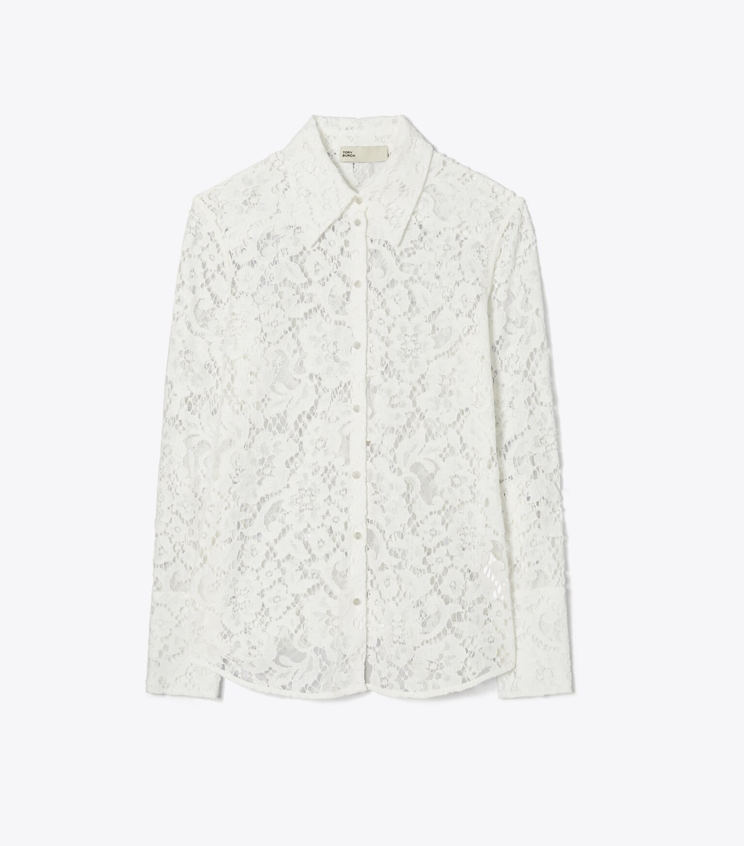 CUFFED LACE BUTTONDOWN | Tory Burch (US)