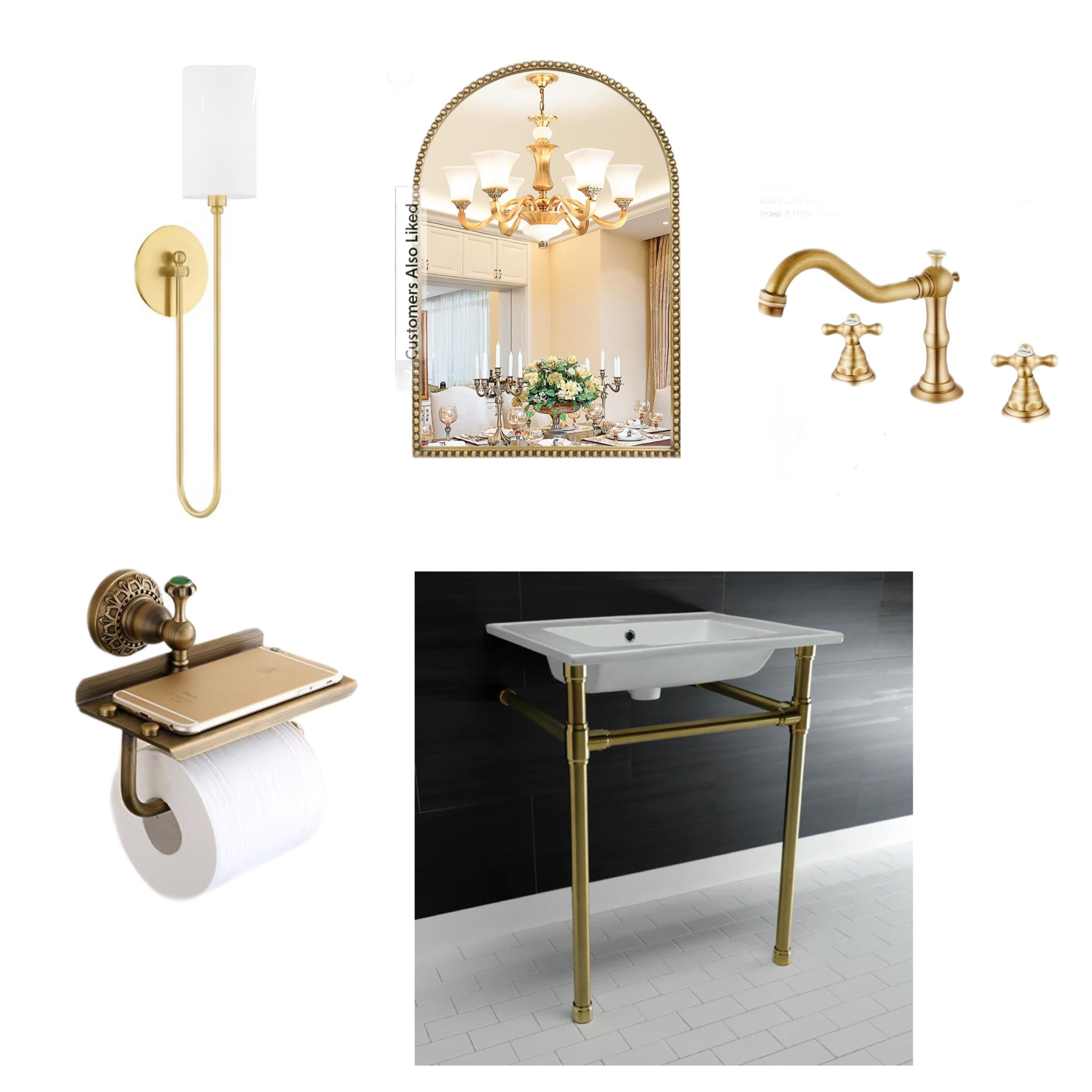 Restroom reset (gold/bronze)

#LTKSeasonal #LTKU #LTKFind