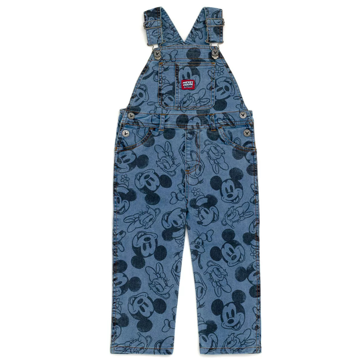 Disney Mickey Mouse Goofy Donald Duck Daisy Baby Bib Overalls Infant | Target