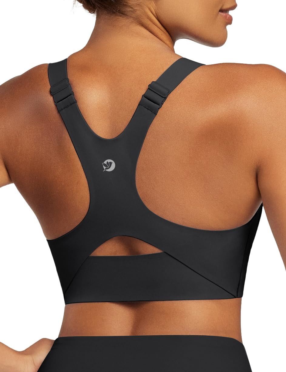 Sports Bras for Women High Support Large Bust Racerback Workout Tank Tops | Amazon (US)