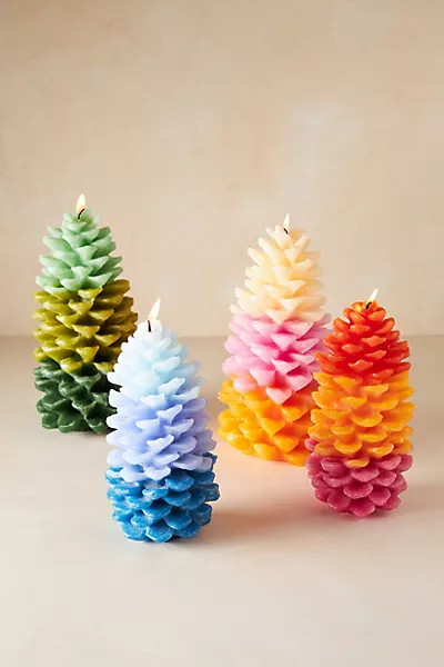 Evergreen Pillar Candle | Anthropologie (US)