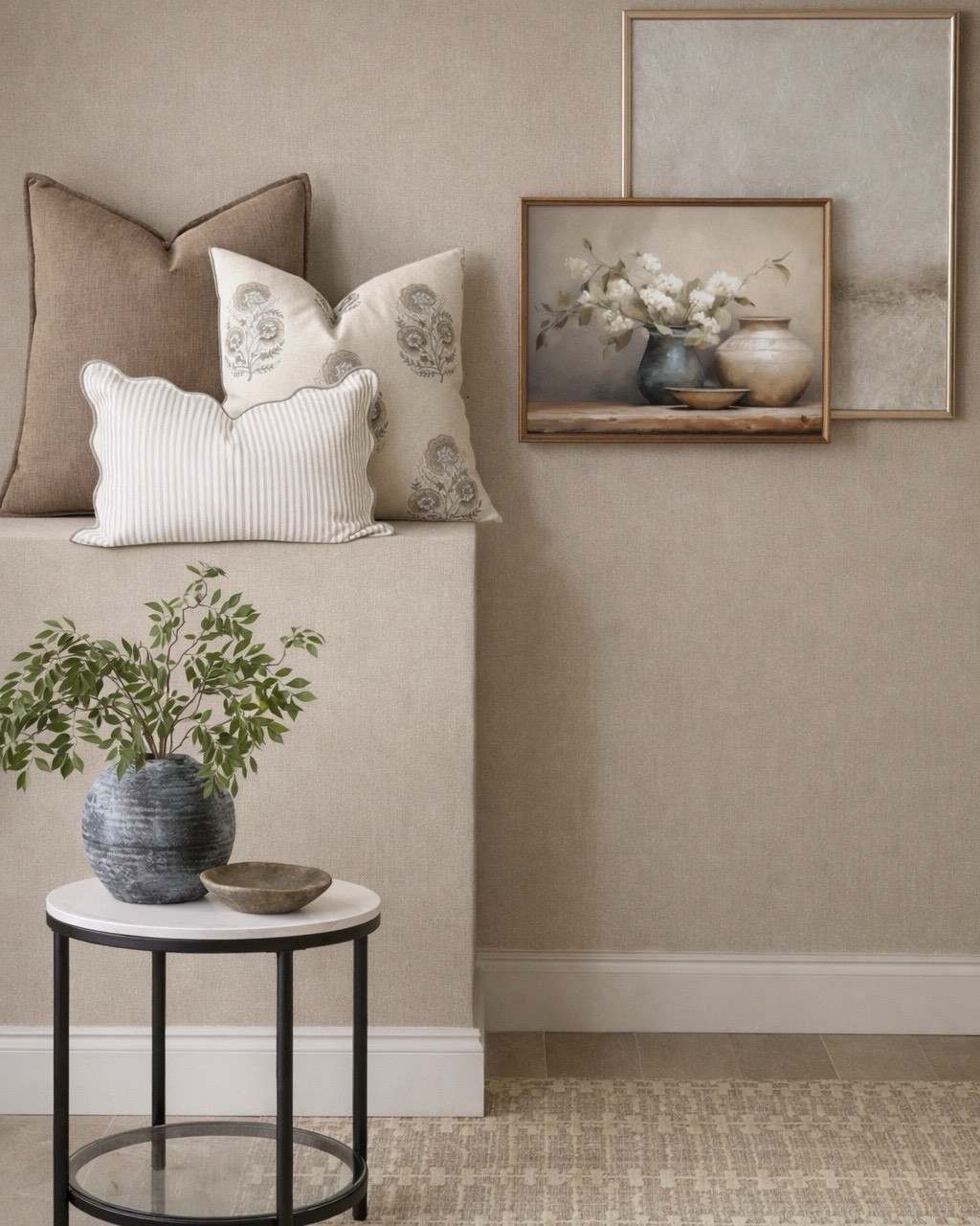 Curated Neutral Living Room Decor Collection

Follow @farmtotablecreations on Instagram for more neutral home styling and decor finds.

This curated collection pulls together some of my favorite neutral pieces to create a warm and inviting living room look. Layered throw pillows, soft patterned rugs, timeless artwork, and simple greenery help create that cozy, collected feel while keeping the palette calm and versatile. These pieces are easy to mix into almost any space and instantly elevate a room with texture, warmth, and effortless style.

#pillows #livingroomrug #homedecor #accenttable #livingroomdecor #wallart #neutraldecor #livingroomfurniture



#LTKSaleAlert #LTKHome