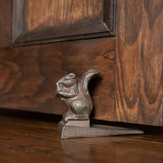 Woodland Squirrel Door Stop | Antique Farm House