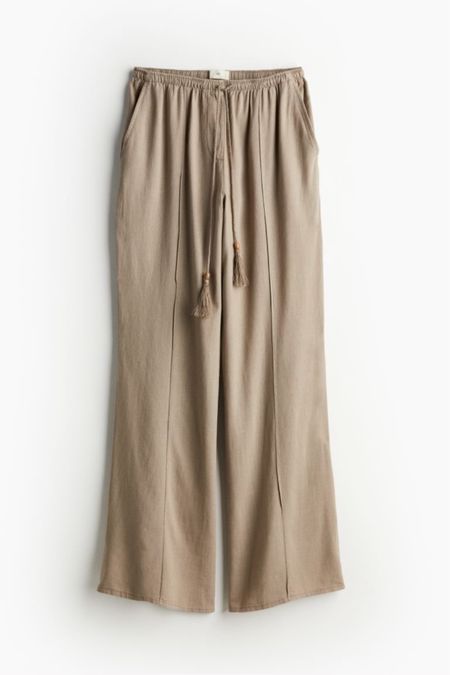 Light brown linen pants 

#LTKfindsunder50 #LTKSeasonal #LTKstyletip