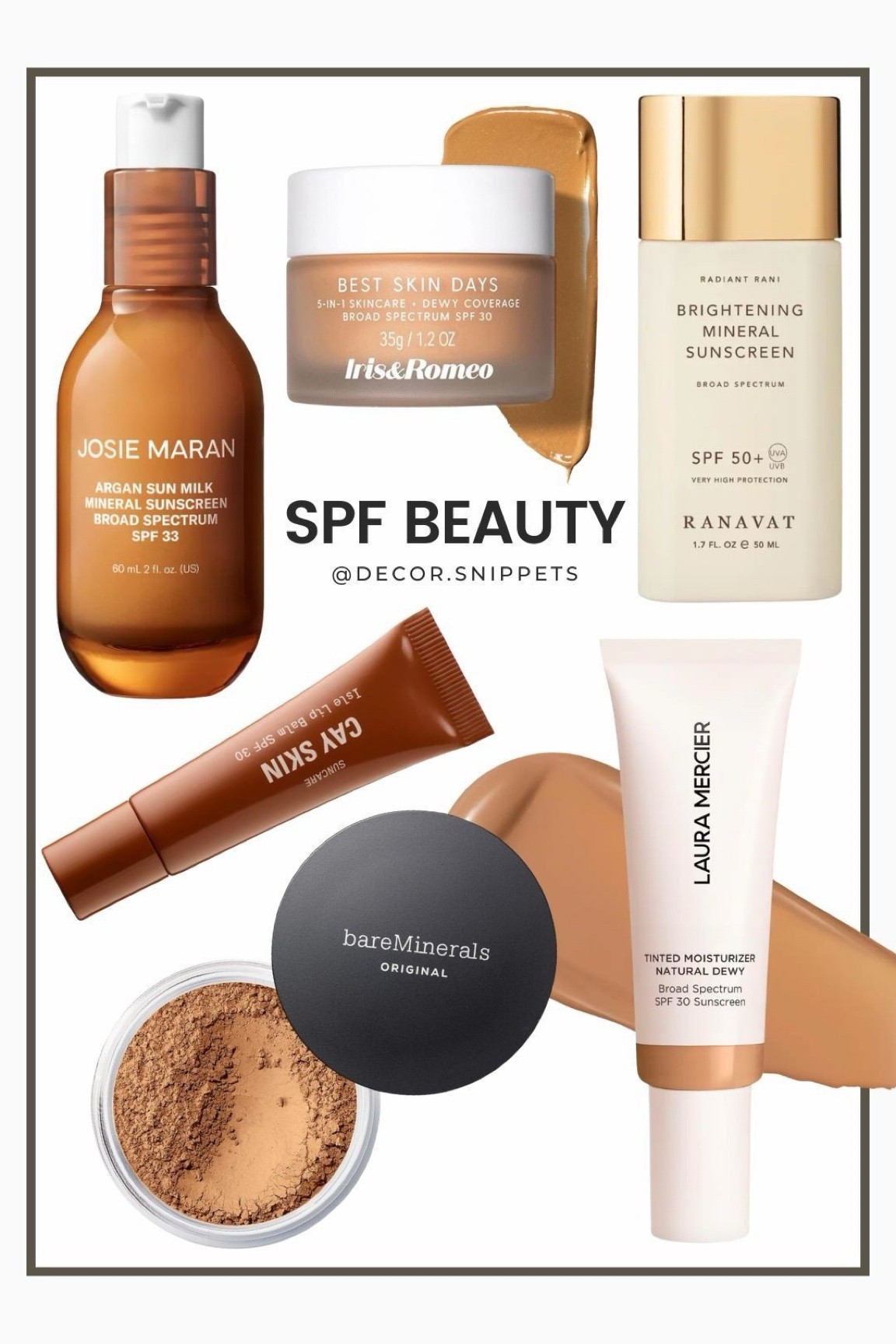 Sun protection meets luxury! ☀️🌿 My top picks for clean, glowing skin all summer long—from lightweight tints to hydrating mineral sunscreens. Because SPF should feel as good as it works! Tap to shop these must-haves. 
#SunCareRoutine #CleanSPF #SummerSkin

#LTKSaleAlert