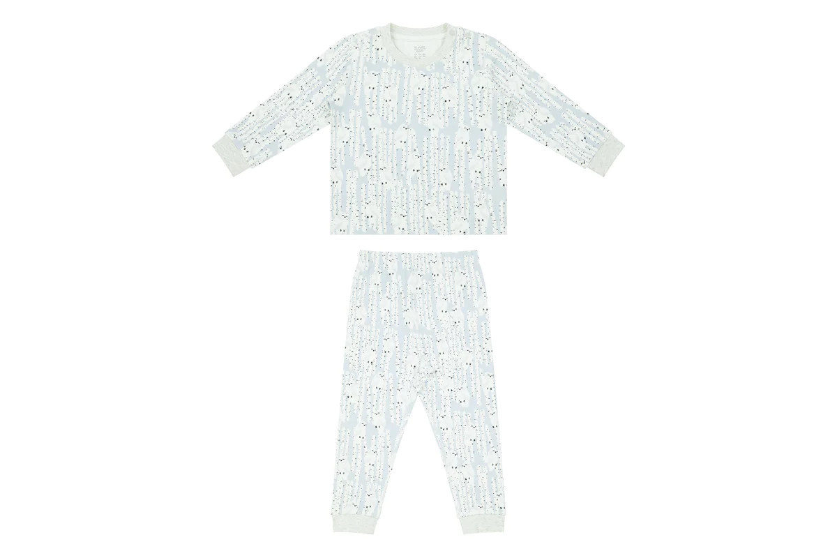 Organic Cotton Two-Piece Long Sleeve PJ Set - Hide N Hoot | Nest Designs