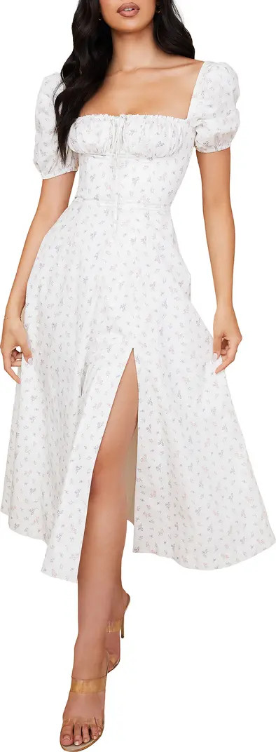 Tallulah Puff Sleeve Midi Dress | Nordstrom