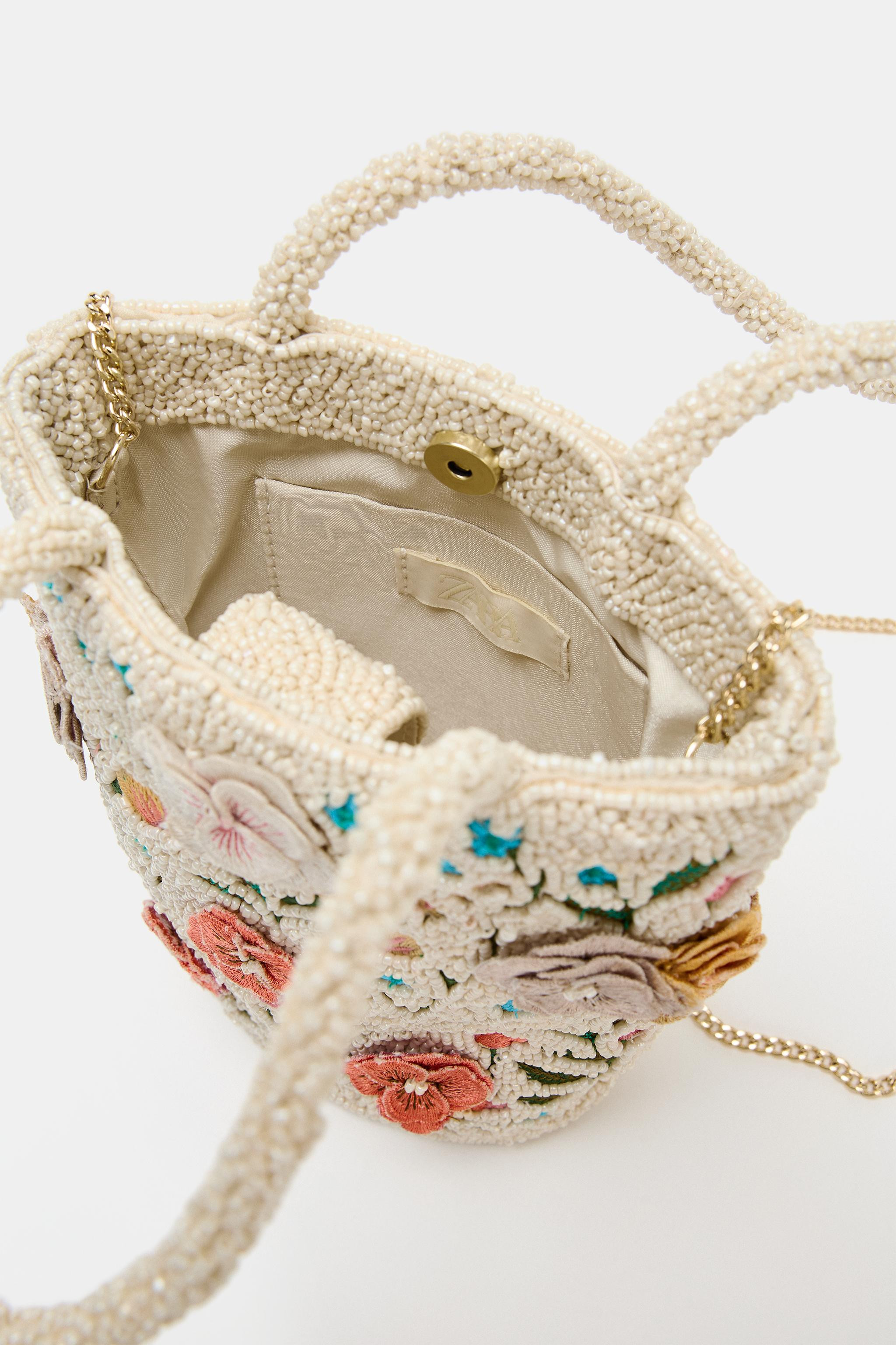 BEADED MINI HANDBAG | Zara US