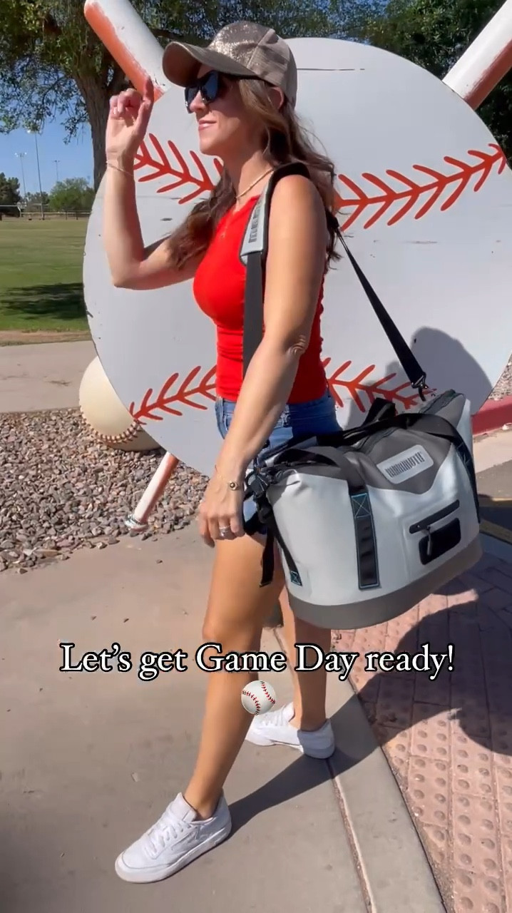 Best game day cooler, hands-down! It is leak proof and tear resistant and honestly will keep your items cold until the next day! Perfect for snacks and drinks for all sporting events and family outings! I love the gray color combo also! Makes a perfect Father’s Day gift for any dad!

#LTKFamily #LTKGiftGuide #LTKTravel