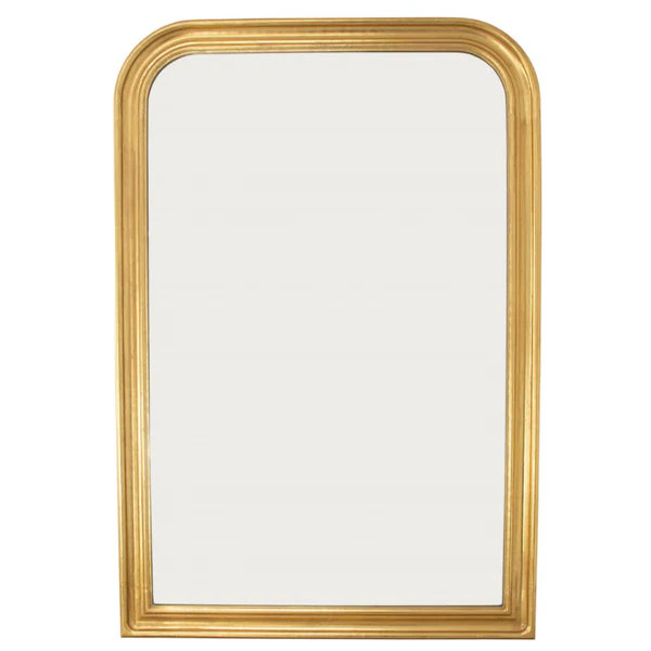 Gold Large Louis Philippe Mirror | Paynes Gray