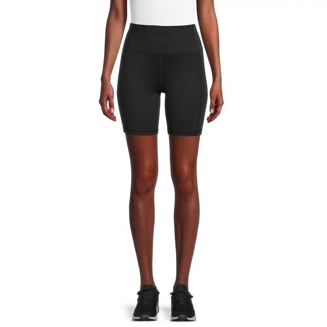 Avia Women's High Rise 7'' Inseam Bike Shorts | Walmart (US)