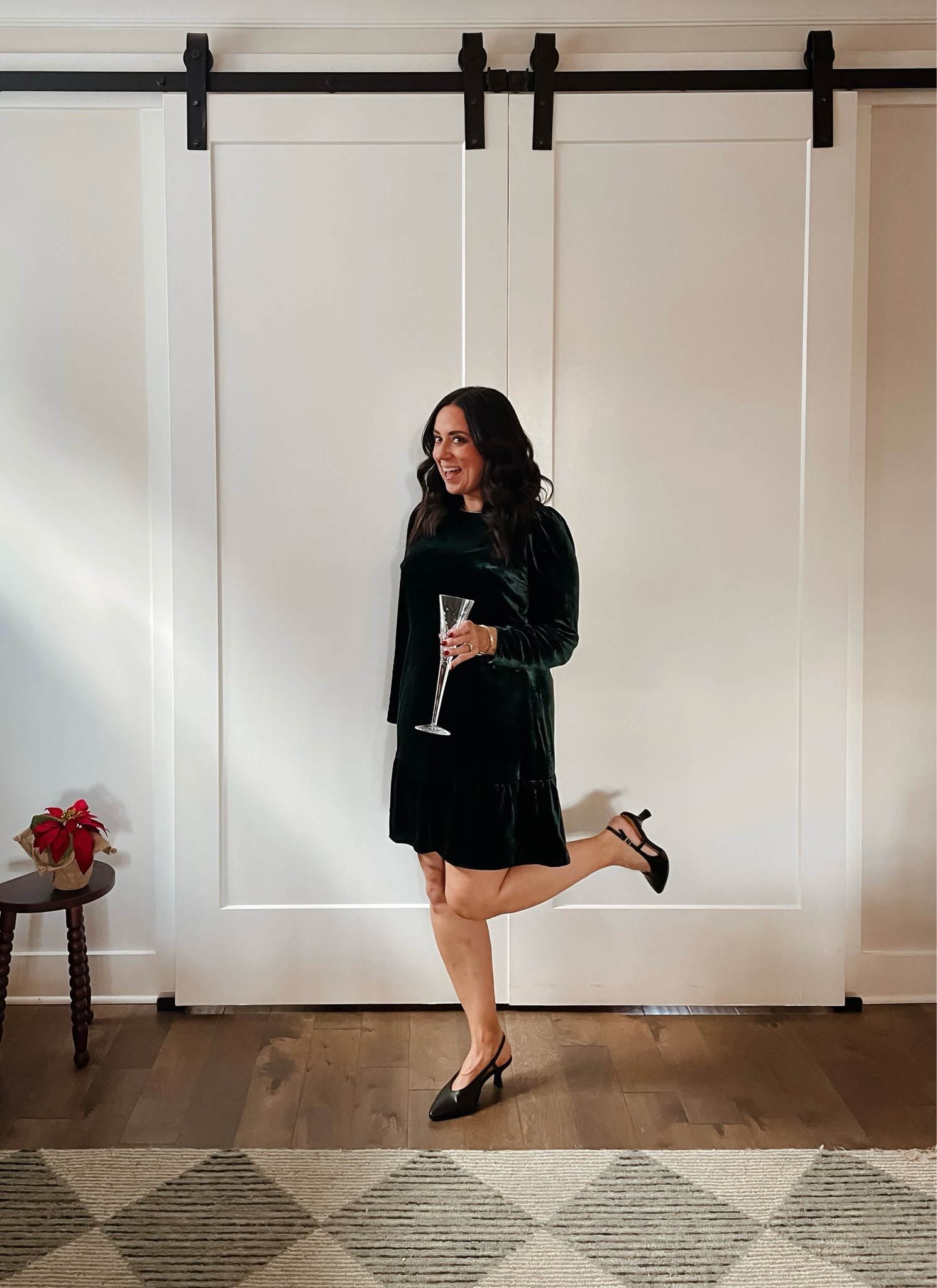 A perfect party dress for the holidays! 
.
.
Christmas Party, New Years Eve Party, party outfit, party dress 

#LTKParties #LTKShoeCrush #LTKHoliday