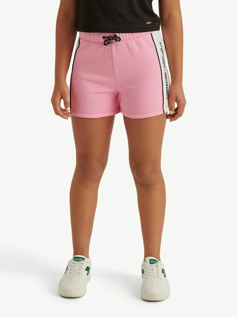 Justice Girl's NASCAR X Justice Collab Fleece Short, Sizes XS - XLP | Walmart (US)