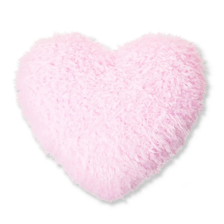 Valentine's Day Pink Heart Pillow, by Way To Celebrate | Walmart (US)