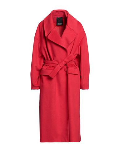 Yes London Woman Coat Red Size 10 Polyester, Viscose | YOOX (US)
