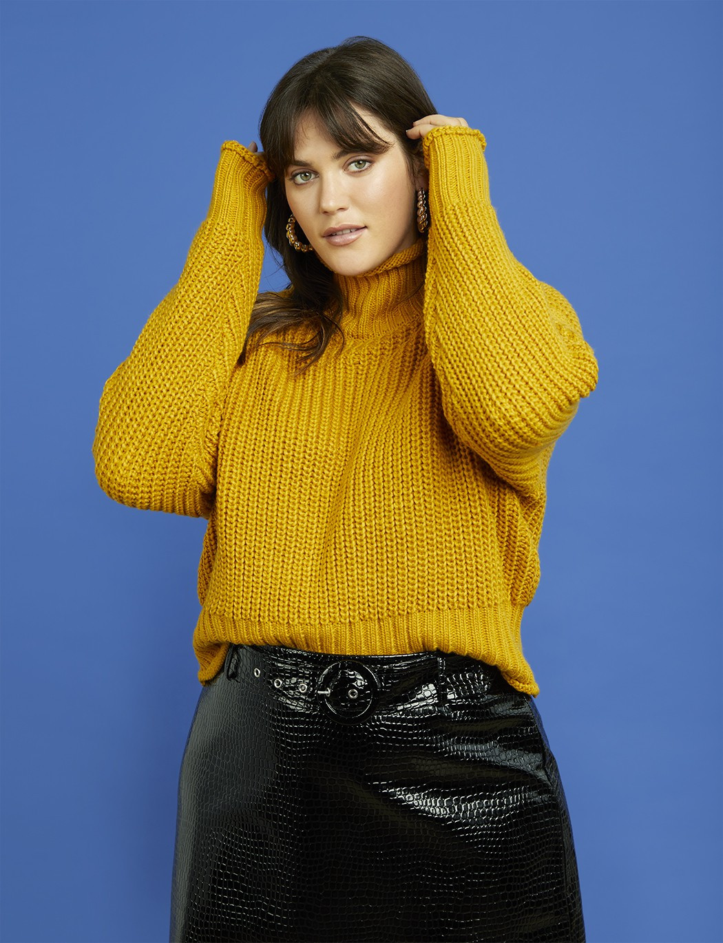 R29 x ELOQUII Mock Neck Sweater | Eloquii