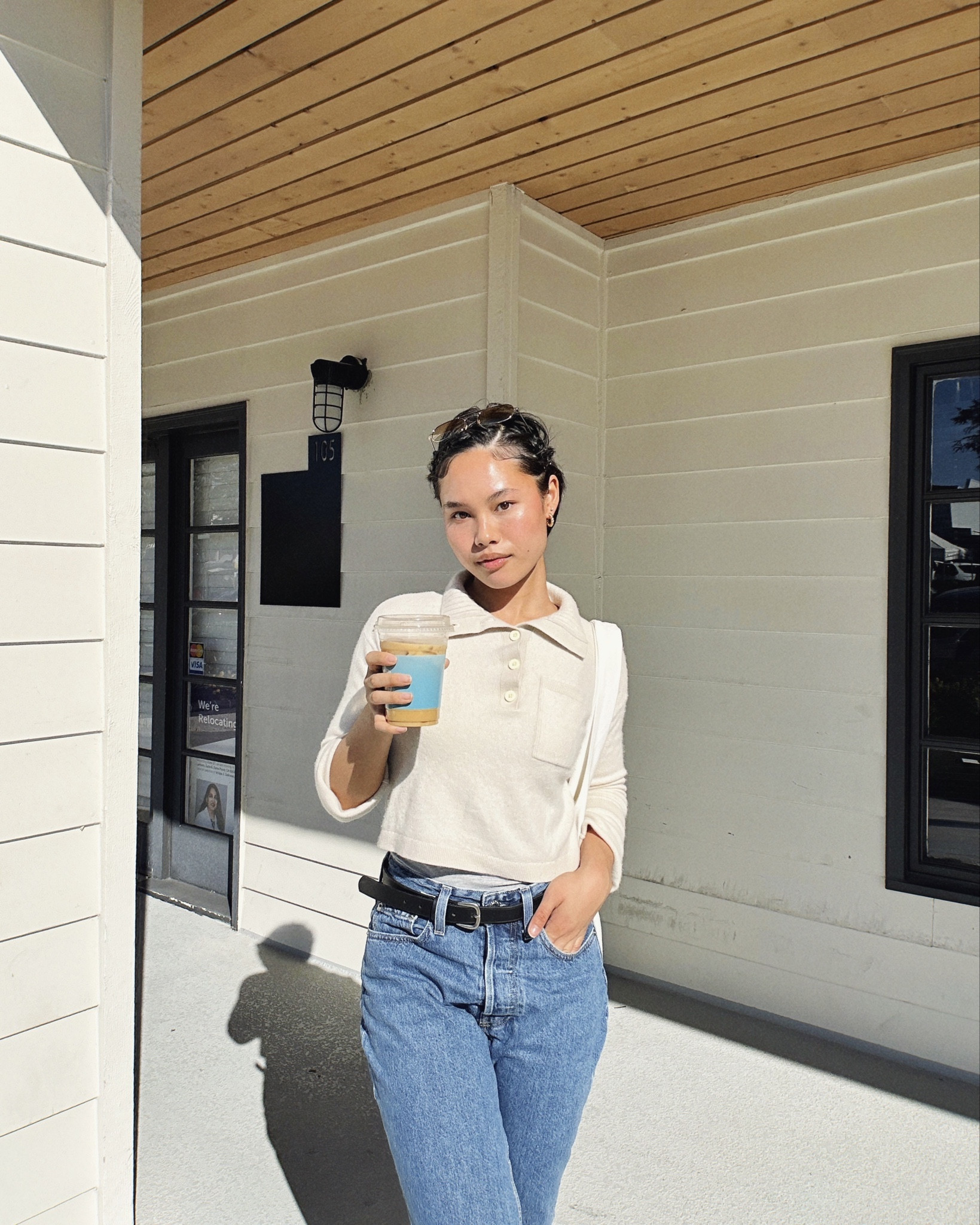 fall sweater outfit ☕️🍂