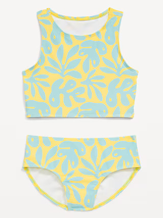 Printed Tankini Swim Set for Girls | Old Navy (US)