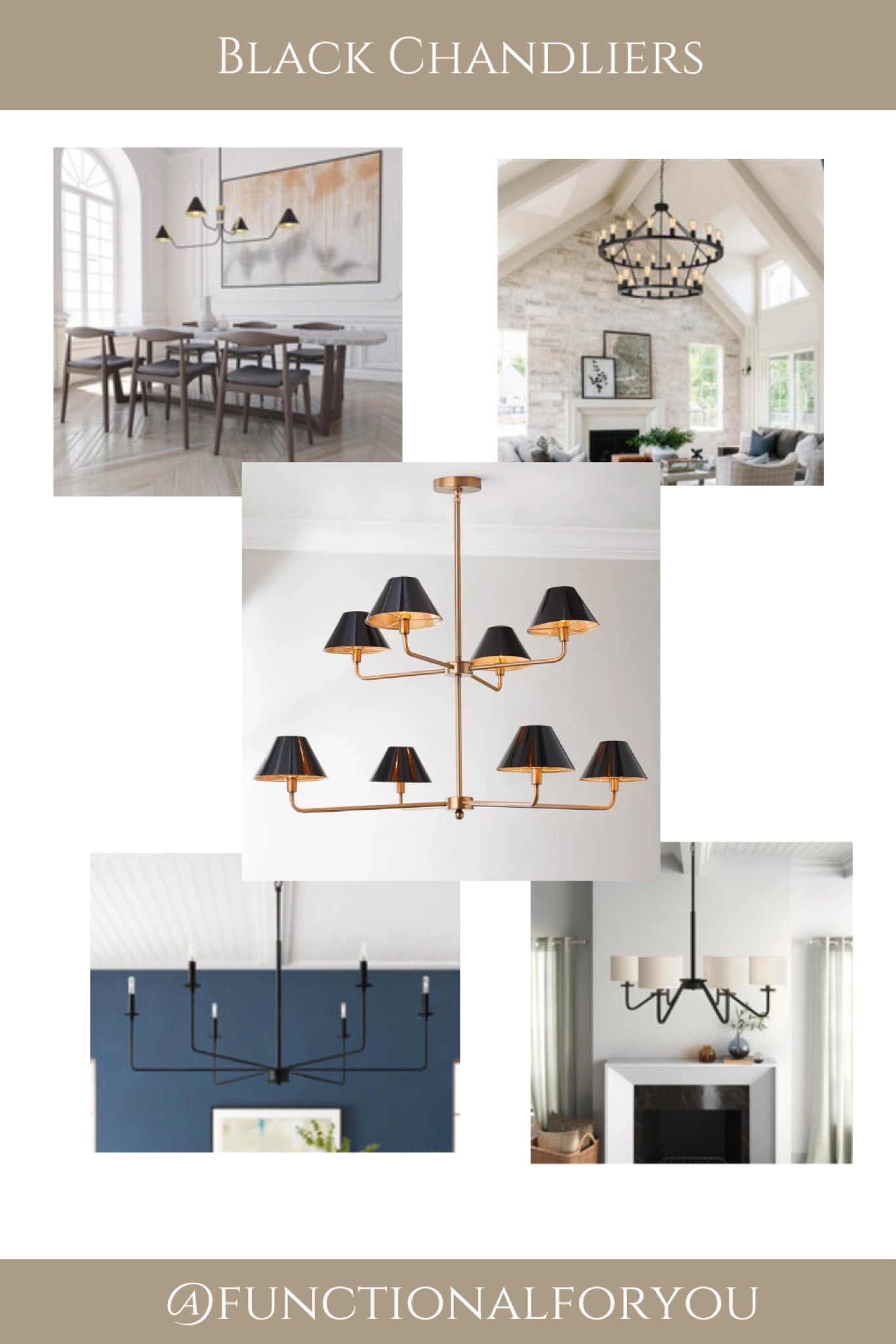 Black chandeliers under $900

#LTKhome