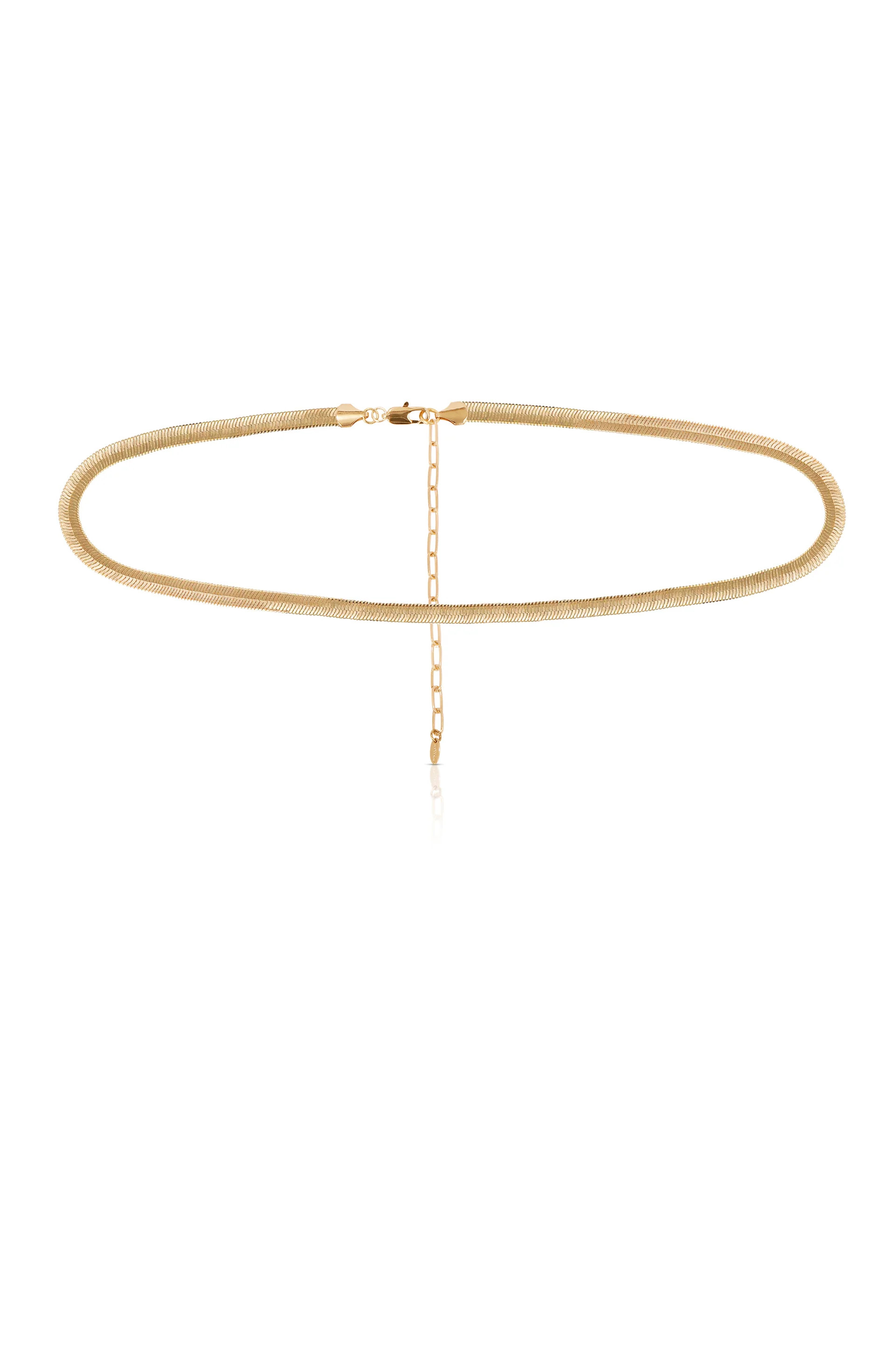 Gold Herringbone Waist Chain | Ettika