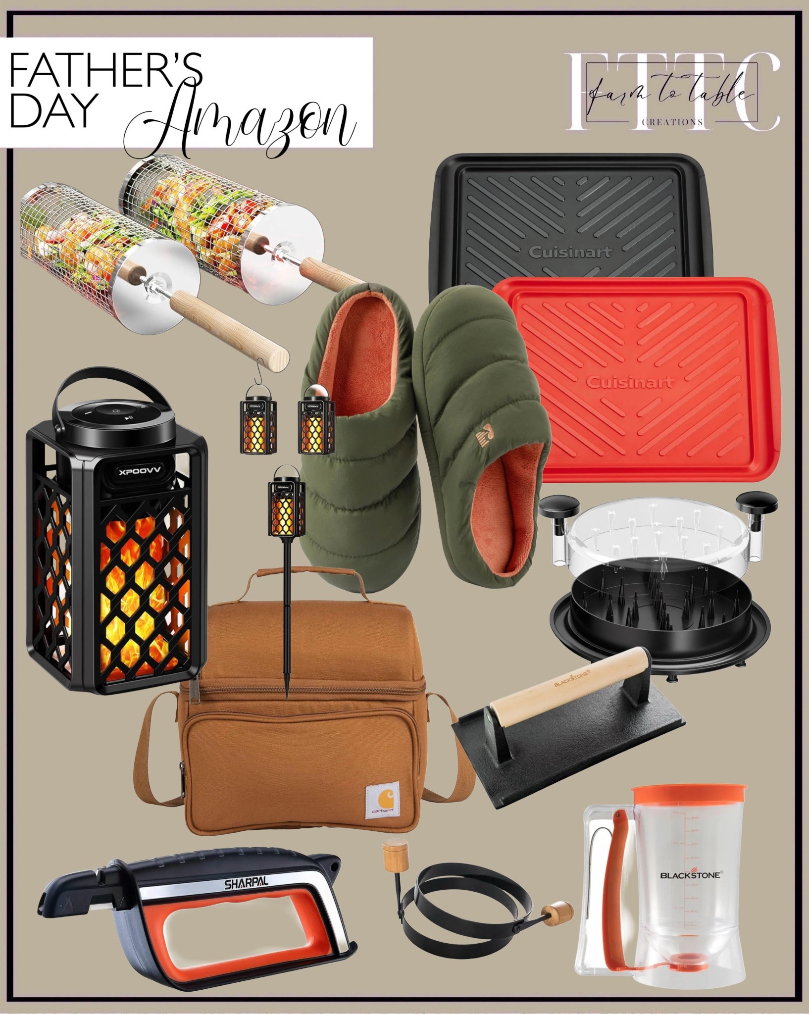 Amazon Father’s Day Gifts. Follow @farmtotablecreations on Instagram for more inspiration. 

Rolling Grill Basket. Bluetooth speakers waterproof. Grilling prep trays. Chicken Shredder. Campground slippers. Carhartt Insulated 12 Can Two Compartment Lunch Cooler. All-in-1 Knife Garden Tool. Blackstone 1543 4-Piece Griddle Breakfast Kit with Batter Dispenser, Bacon Press, and Two Egg Rings. 

Father’s Day Gifts. Father’s Day Gift Guide. Target Gifts for Dad. Gifts for him. Amazon. Amazon Gifts for Dad. 



#LTKGiftGuide #LTKMens #LTKFindsUnder50