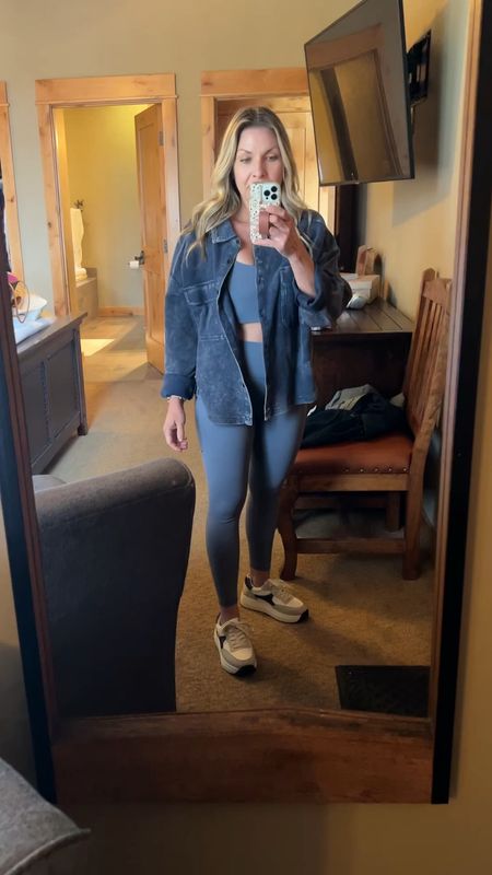 The most comfortable work out set from Free People paired with my Walmart jacket and shoes! Such a cute and comfortable outfit!

#LTKfitness #LTKstyletip #LTKover40