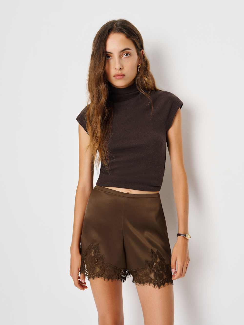 Fern Satin Short | Reformation (Global)