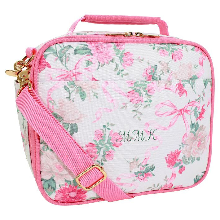 LoveShackFancy Pink Floral Ribbon Gear-Up  Cold Pack Lunch Box | Pottery Barn Teen